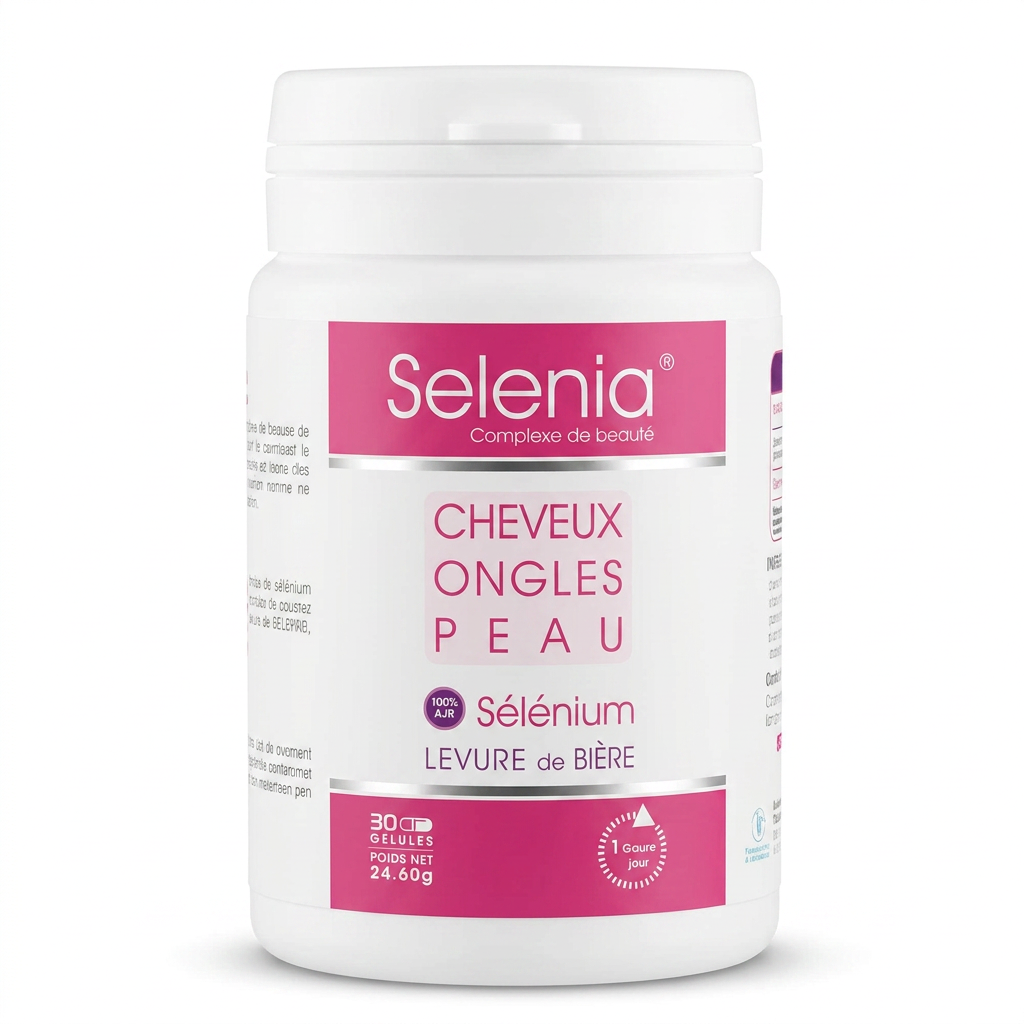 SELENIA – Cheveux, Ongles Et Peau Sélénium Levure De Bière – 30 Gélules